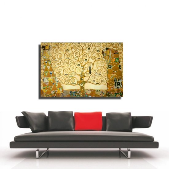 Πίνακας - Αντίγραφο - Τυπωμένο Σε Καμβά- The Tree of Life, Stoclet Frieze- Gustav Klimt