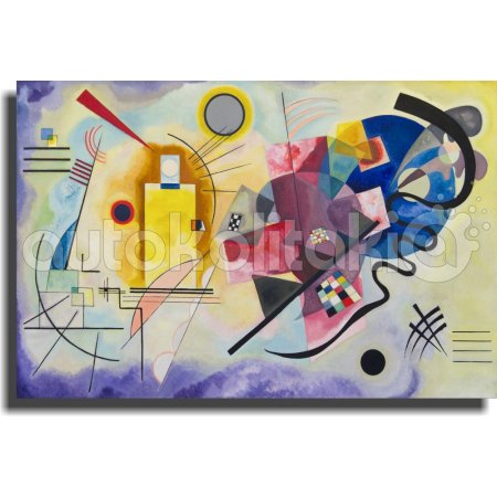 Πίνακας - Αντίγραφο - Τυπωμένο Σε Καμβά - Yellow-Red-Blue - Wassily Kandinsky Πίνακας - Αντίγραφο - Τυπωμένο Σε Καμβά - Yellow-Red-Blue - Wassily Kandinsky