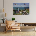 Πίνακας - Αντίγραφο - Garden at Sainte-Adresse - Claude Monet