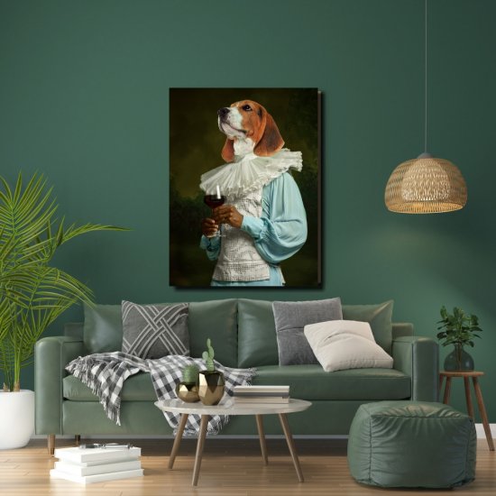 Πίνακας - Τυπωμένος Σε Καμβά - Σκύλος 4