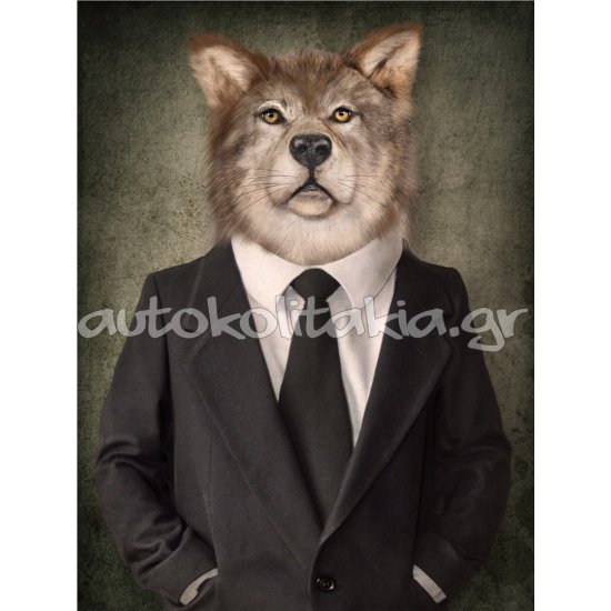 Πίνακας - Τυπωμένος Σε Καμβά - Λύκος