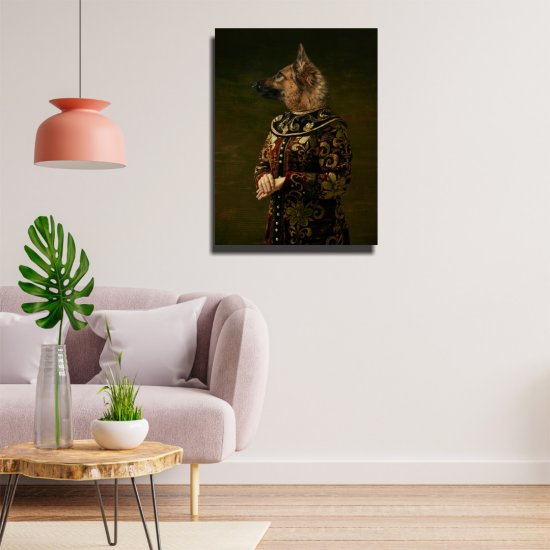 Πίνακας - Τυπωμένος Σε Καμβά - πορτρέτο σκύλος 9