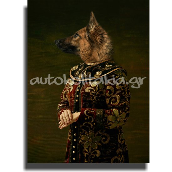 Πίνακας - Τυπωμένος Σε Καμβά - πορτρέτο σκύλος 9