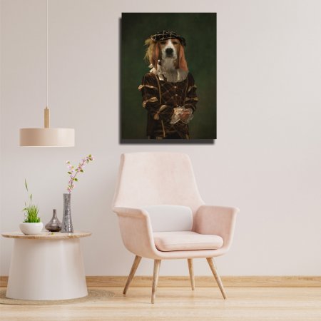 Πίνακας - Τυπωμένος Σε Καμβά - σκύλος 10