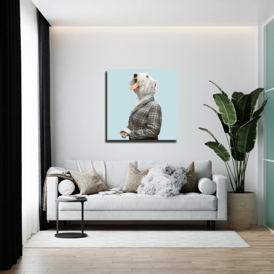 Πίνακας σε Καμβά - Πορτρέτο Σκύλος 12