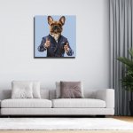 Πίνακας σε Καμβά - Πορτρέτο Σκύλος 14