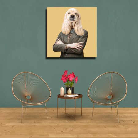 Πίνακας σε Καμβά - Πορτρέτο Σκύλος 15