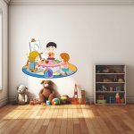 Αυτοκόλλητο Τοίχου- Παιδάκια