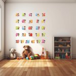 Αυτοκόλλητο Τοίχου- Αγγλική αλφάβητο