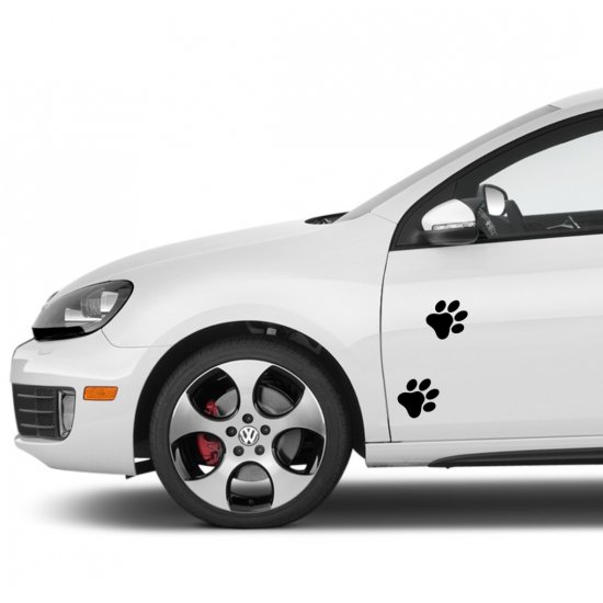 Αυτοκόλλητο αυτοκινήτου - Πατουσίτσες (2 τεμάχια)