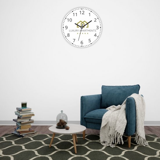 Δημιουργήστε το δικό σας λογότυπο στο ρολόι τοίχου (Στείλτε μας το λογότυπό μέσω e-mail ή wetransfer)