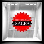 Αυτοκόλλητο Εκπτώσεων - Mid Season 3