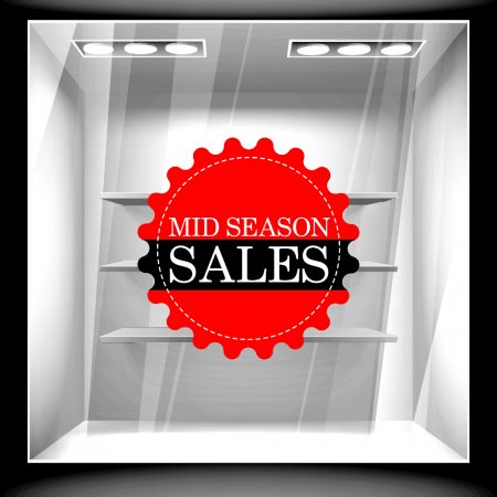 Αυτοκόλλητο Εκπτώσεων - Mid Season 3