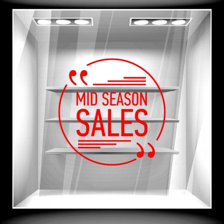 Αυτοκόλλητο Εκπτώσεων - Mid Season 6