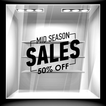 Αυτοκόλλητο Εκπτώσεων - Mid Season 7