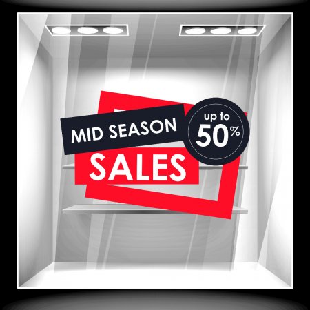 Αυτοκόλλητο Εκπτώσεων - Mid Season 12