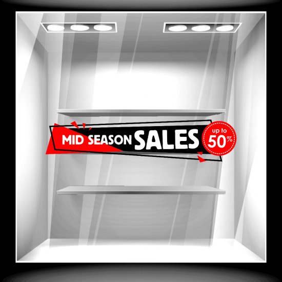 Αυτοκόλλητο εκπτώσεων - Mid Season 5