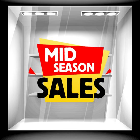 Αυτοκόλλητο εκπτώσεων - Mid Season 9