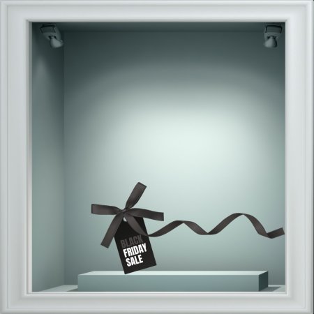 Αυτοκόλλητο Εκπτώσεων - Black Friday 106