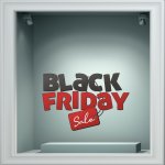 Αυτοκόλλητο Εκπτώσεων - Black Friday 107