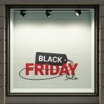 Αυτοκόλλητο Εκπτώσεων - Black Friday 108