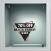 Αυτοκόλλητο Εκπτώσεων - Black Friday 110
