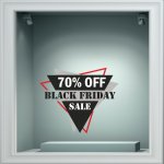Αυτοκόλλητο Εκπτώσεων - Black Friday 110