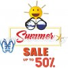 Αυτοκόλλητο εκπτώσεων - Summer sale 57