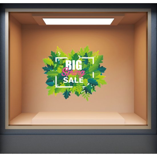 Αυτοκόλλητο βιτρίνας - Άνοιξη - Ανοιξιάτικες Εκπτώσεις 18