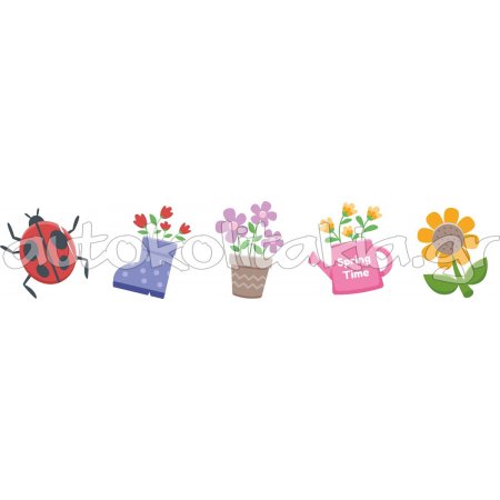 Αυτοκόλλητο βιτρίνας - Ανοιξιάτικο Αυτοκόλλητο βιτρίνας - Ανοιξιάτικο