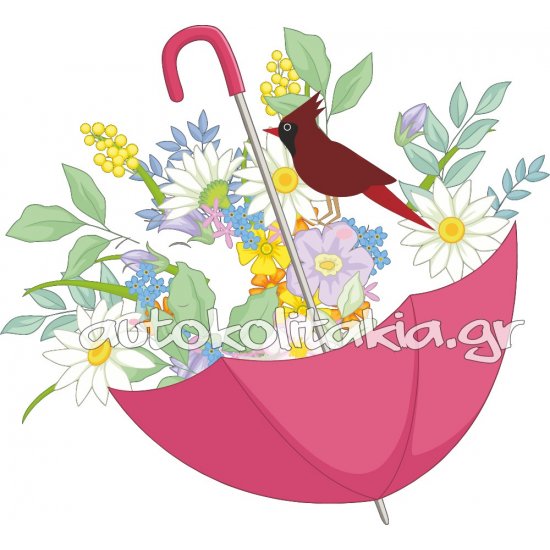 Αυτοκόλλητο βιτρίνας - Ανοιξιάτικο 4 Αυτοκόλλητο βιτρίνας - Ανοιξιάτικο 4