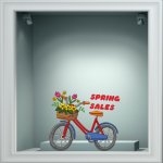 Αυτοκόλλητο βιτρίνας - Ανοιξιάτικο 5