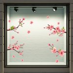 Αυτοκόλλητο Βιτρίνας - Ανοιξιάτικα κλαδια