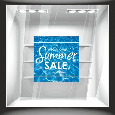Αυτοκόλλητο εκπτώσεων - Summer sale 45