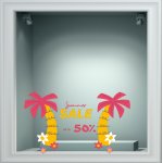 Αυτοκόλλητο εκπτώσεων - Summer sale 74