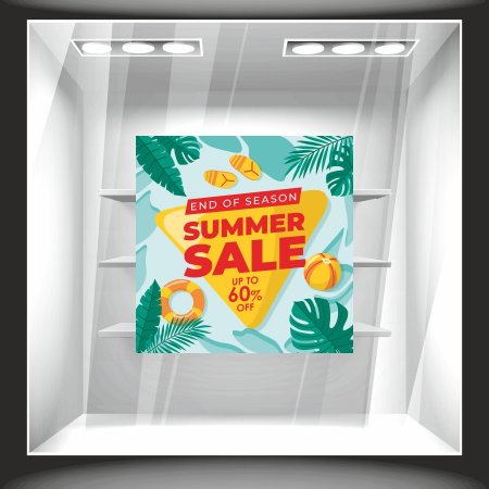 Αυτοκόλλητο εκπτώσεων - Summer sale 47