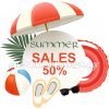 Αυτοκόλλητο εκπτώσεων - Summer sale 72