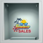Αυτοκόλλητο εκπτώσεων - Summer sale 50
