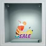 Αυτοκόλλητο εκπτώσεων - Summer sale 53