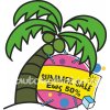 Αυτοκόλλητο εκπτώσεων - Summer sale 73