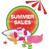 Αυτοκόλλητο εκπτώσεων - Summer sale 60