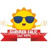 Αυτοκόλλητο εκπτώσεων - Summer sale 61