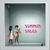 Αυτοκόλλητο εκπτώσεων - Summer sale 69
