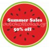 Αυτοκόλλητο εκπτώσεων - Summer sale 72