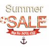 Αυτοκόλλητο εκπτώσεων - Summer sale 89