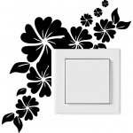 Αυτοκόλλητο τοίχου - Λουλούδια