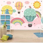 Αυτοκόλλητη ταπετσαρία - Αερόστατα