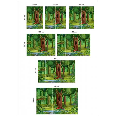 Αυτοκόλλητη ταπετσαρία - Δάσος