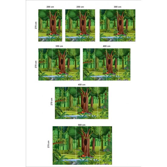 Αυτοκόλλητη ταπετσαρία - Δάσος