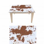 Αυτοκόλλητο τραπεζιού - Σκουριά